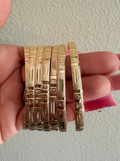 GOLD BANGLES