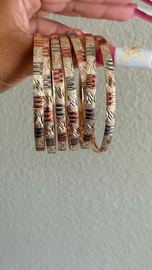TRI COLOR BANGLES